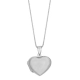 Polished Engravable Heart Locket Pendant