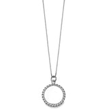 Sterling Silver Polished Round Pendant